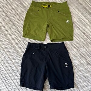 2 Backcountry Slickrock Women’s Shorts XL Nylon Spandex Outdoor Trail $79 MSRP